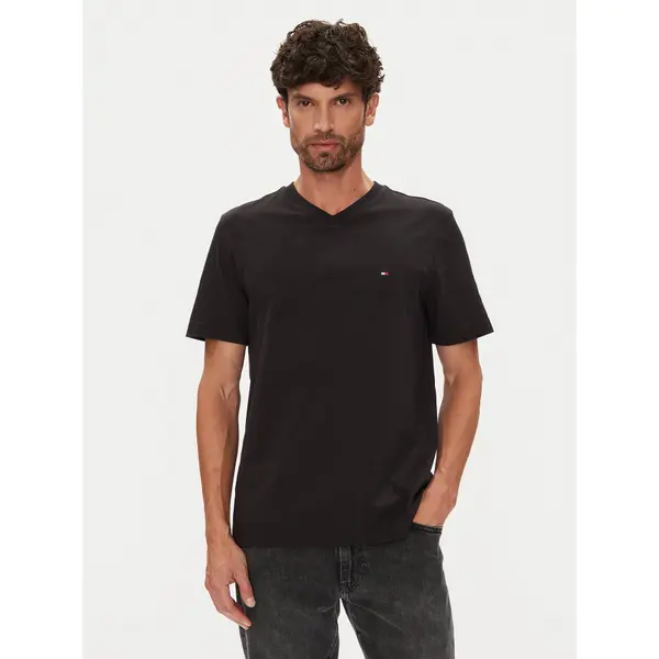 Tommy Hilfiger Tommy Hilfiger T-shirt Essential MW0MW39249 Crna Regular Fit
