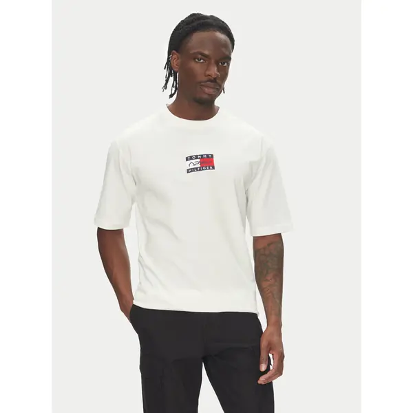 Tommy Hilfiger Tommy Hilfiger T-shirt F1 Movie MW0MW41391 Bijela Regular Fit