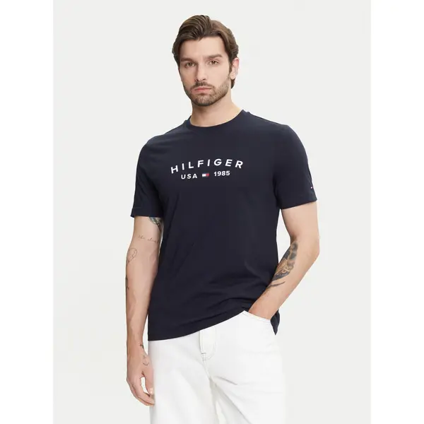 Tommy Hilfiger Tommy Hilfiger T-shirt Fathers Day MW0MW39356 Tamnoplava Regular Fit