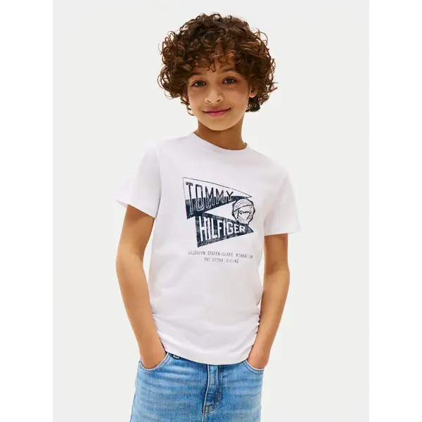 Tommy Hilfiger Tommy Hilfiger T-shirt Graphic KB0KB09719 Bijela Regular Fit