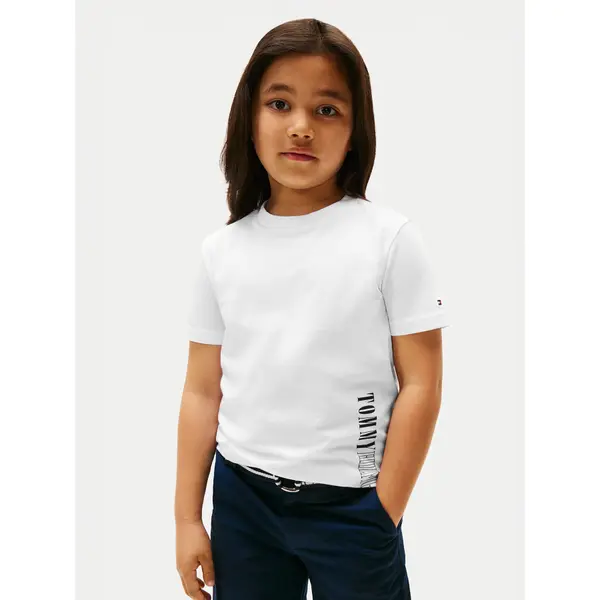 Tommy Hilfiger Tommy Hilfiger T-shirt Graphic KB0KB09870 Bijela Regular Fit