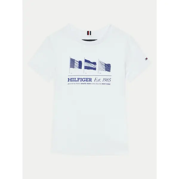 Tommy Hilfiger Tommy Hilfiger T-shirt KB0KB09350 S Bijela Regular Fit