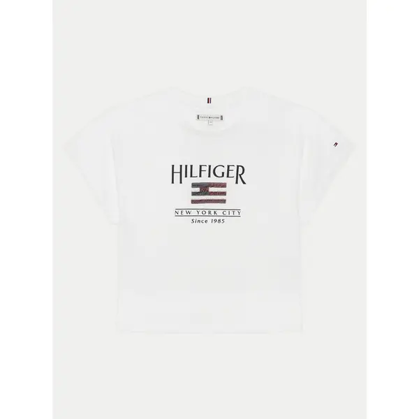 Tommy Hilfiger Tommy Hilfiger T-shirt KG0KG08525 D Bijela Regular Fit