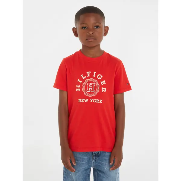 Tommy Hilfiger Tommy Hilfiger T-shirt Monotype Arch KB0KB08802 Crvena Regular Fit