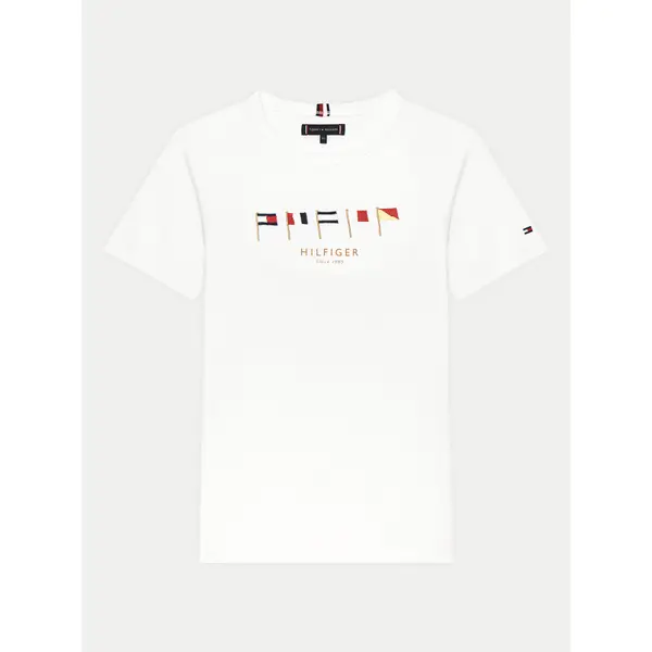 Tommy Hilfiger Tommy Hilfiger T-shirt Multiflag KB0KB09532 D Bijela Regular Fit