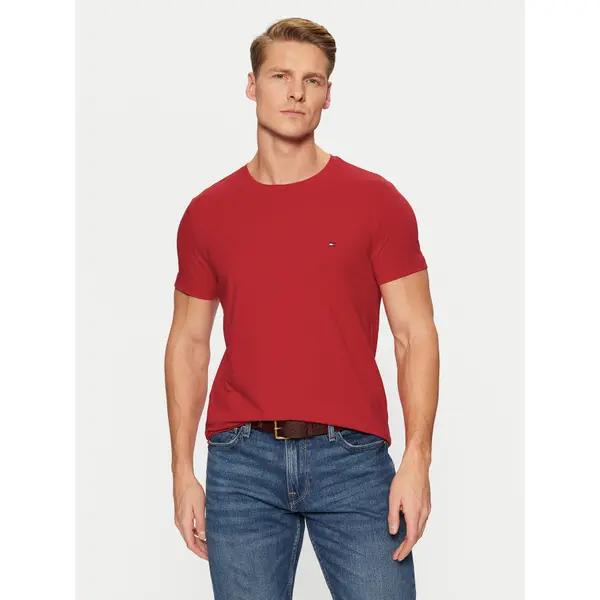 Tommy Hilfiger Tommy Hilfiger T-shirt MW0MW10800 Crvena Slim Fit