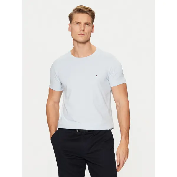 Tommy Hilfiger Tommy Hilfiger T-shirt MW0MW10800 Svijetloplava Slim Fit