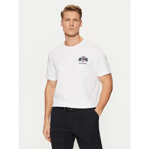 Tommy Hilfiger Tommy Hilfiger T-shirt MW0MW38076 Bijela Regular Fit