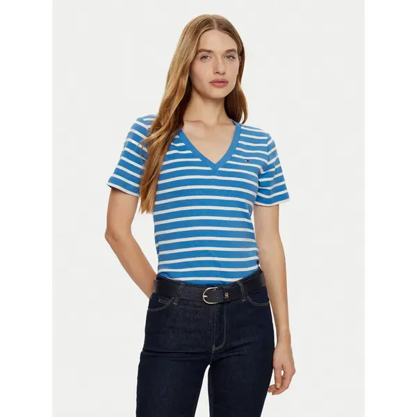 Tommy Hilfiger Tommy Hilfiger T-shirt New Cody WW0WW40584 Plava Slim Fit
