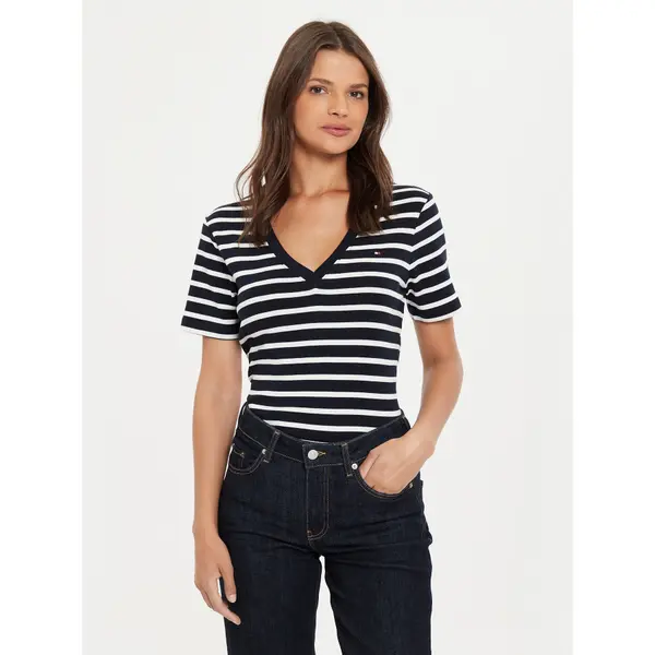 Tommy Hilfiger Tommy Hilfiger T-shirt New Cody WW0WW40584 Tamnoplava Slim Fit