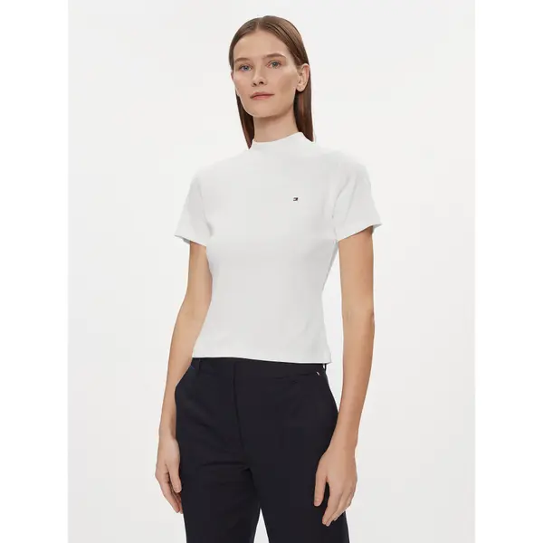 Tommy Hilfiger Tommy Hilfiger T-shirt New Cody WW0WW40586 Bijela Slim Fit