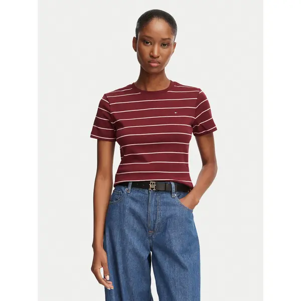 Tommy Hilfiger Tommy Hilfiger T-shirt New Cody WW0WW40587 Crvena Slim Fit