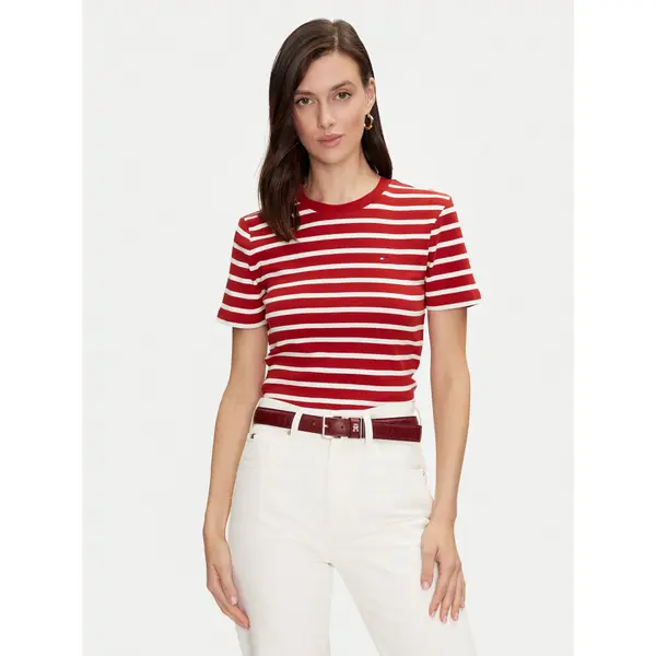 Tommy Hilfiger Tommy Hilfiger T-shirt New Cody WW0WW40587 Crvena Slim Fit