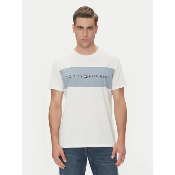Tommy Hilfiger Tommy Hilfiger T-shirt UM0UM03418 Bijela Regular Fit