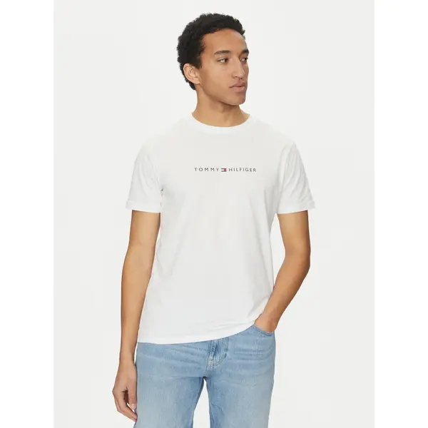 Tommy Hilfiger Tommy Hilfiger T-shirt UM0UM03525 Bijela Regular Fit
