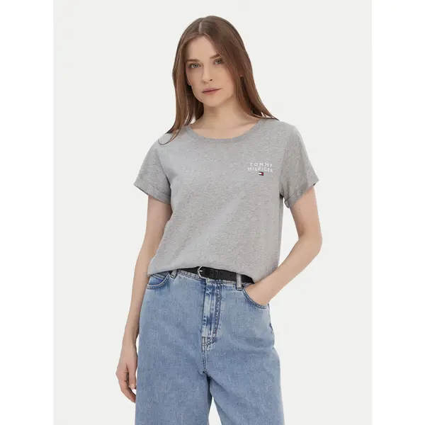 Tommy Hilfiger Tommy Hilfiger T-shirt UW0UW04525 Siva Regular Fit