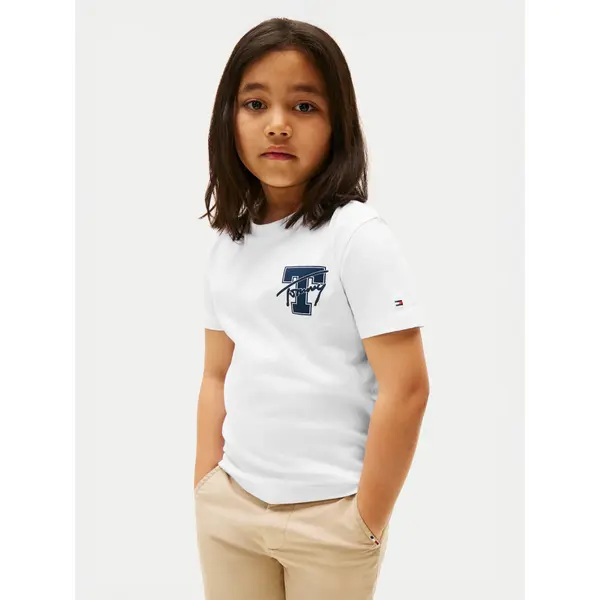 Tommy Hilfiger Tommy Hilfiger T-shirt Varsity Graphic KB0KB09868 Bijela Regular Fit