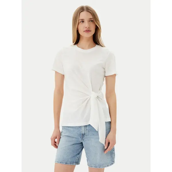 Tommy Hilfiger Tommy Hilfiger T-shirt WW0WW44559 Écru Regular Fit