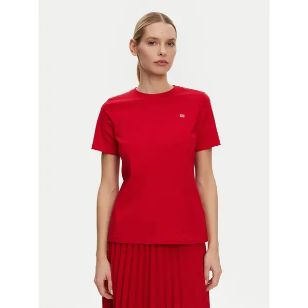 Tommy Hilfiger Tommy Hilfiger T-shirt WW0WW45522 Crvena Regular Fit