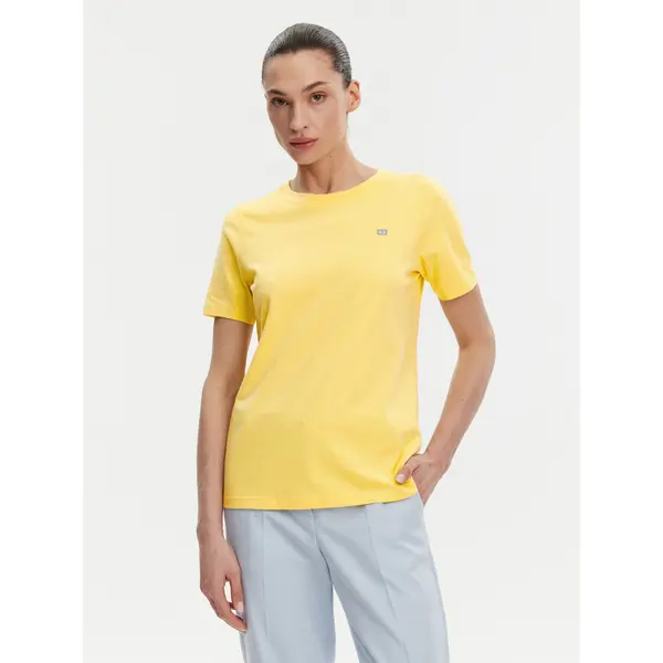 Tommy Hilfiger Tommy Hilfiger T-shirt WW0WW45522 Žuta Regular Fit