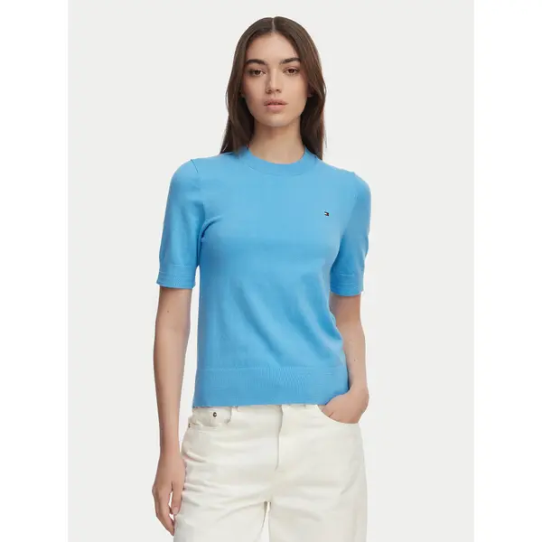 Tommy Hilfiger Tommy Hilfiger T-shirt WW0WW49705 Plava Slim Fit