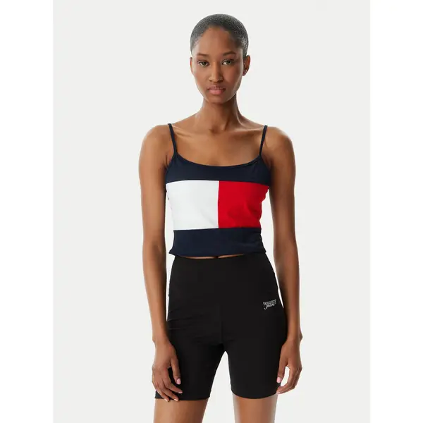 Tommy Hilfiger Tommy Hilfiger Top UW0UW06576 Tamnoplava