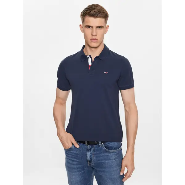 Tommy Jeans Tommy Jeans Polo DM0DM15370 Tamnoplava Slim Fit