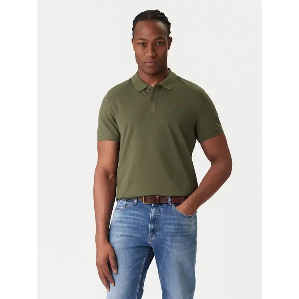 Tommy Jeans Tommy Jeans Polo DM0DM20676 Kaki Slim Fit