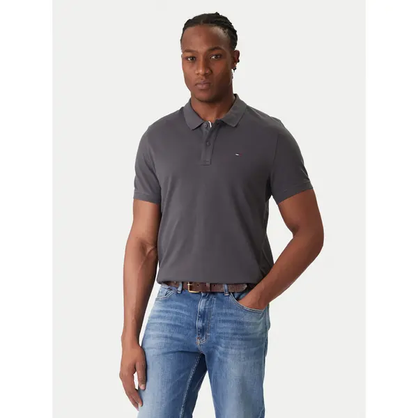 Tommy Jeans Tommy Jeans Polo DM0DM20676 Siva Slim Fit