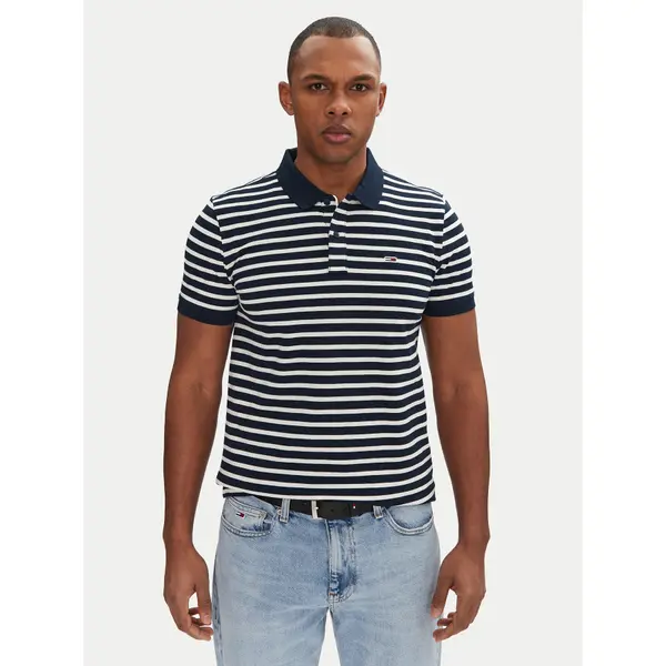 Tommy Jeans Tommy Jeans Polo DM0DM20676 Tamnoplava Slim Fit