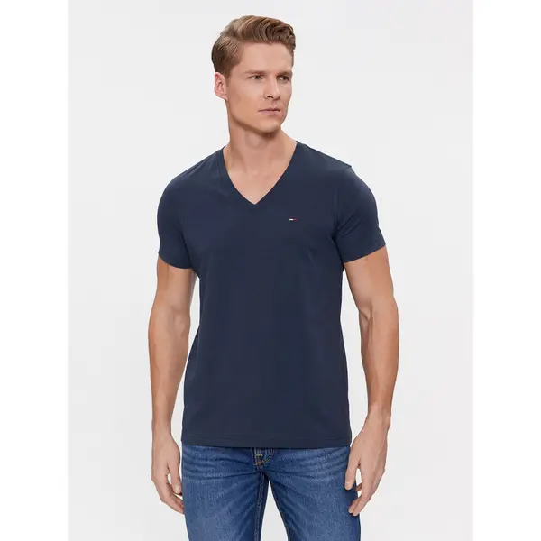 Tommy Jeans Tommy Jeans T-shirt DM0DM04410 Tamnoplava Regular Fit