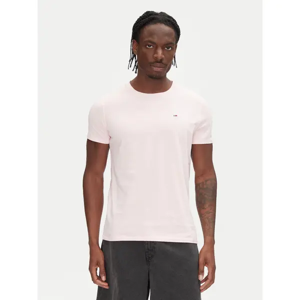 Tommy Jeans Tommy Jeans T-shirt DM0DM04411 Ružičasta Slim Fit
