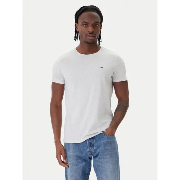 Tommy Jeans Tommy Jeans T-shirt DM0DM04411 Siva Slim Fit