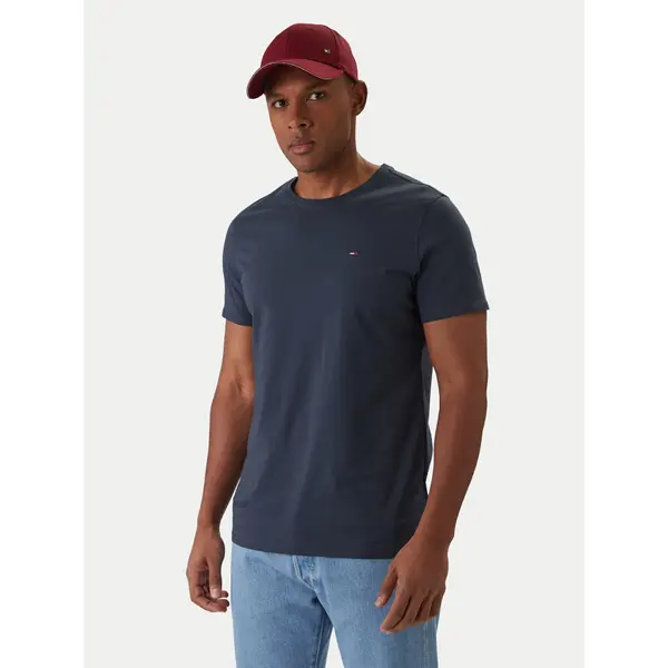 Tommy Jeans Tommy Jeans T-shirt DM0DM04411 Tamnoplava Slim Fit