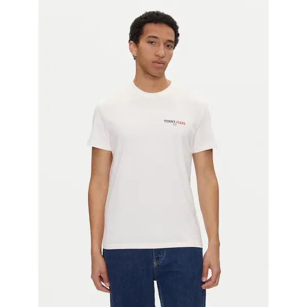 Tommy Jeans Tommy Jeans T-shirt Dna Graphic DM0DM20815 Bijela Regular Fit