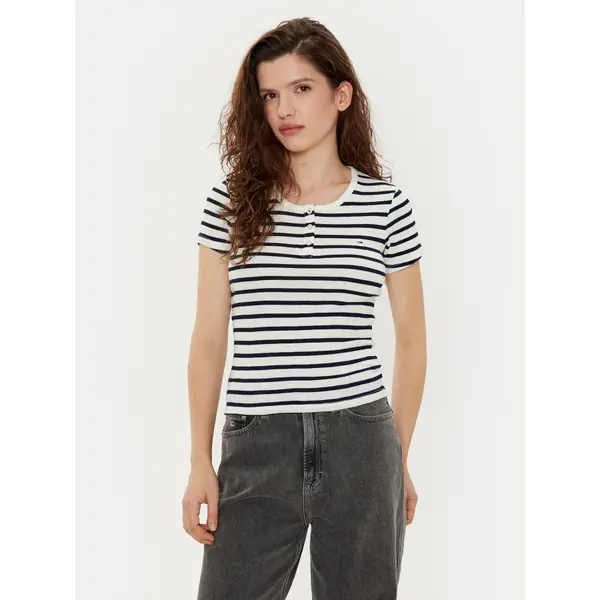 Tommy Jeans Tommy Jeans T-shirt DW0DW19502 Šarena Slim Fit