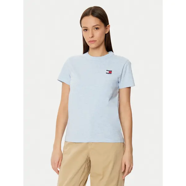 Tommy Jeans Tommy Jeans T-shirt DW0DW20153 Svijetloplava Regular Fit