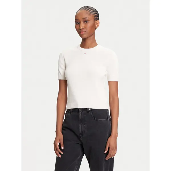 Tommy Jeans Tommy Jeans T-shirt Essential DW0DW19336 Bež Regular Fit