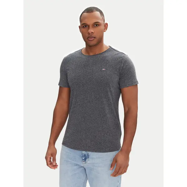 Tommy Jeans Tommy Jeans T-shirt Jaspe DM0DM09586 Siva Slim Fit