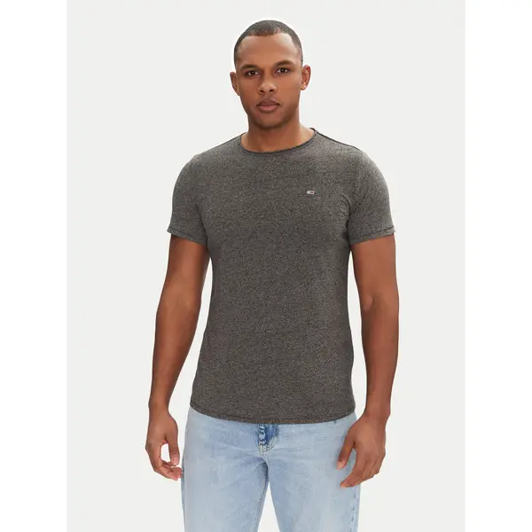 Tommy Jeans Tommy Jeans T-shirt Jaspe DM0DM09586 Siva Slim Fit