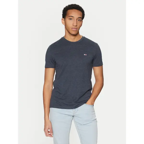 Tommy Jeans Tommy Jeans T-shirt Jaspe DM0DM20363 Tamnoplava Slim Fit