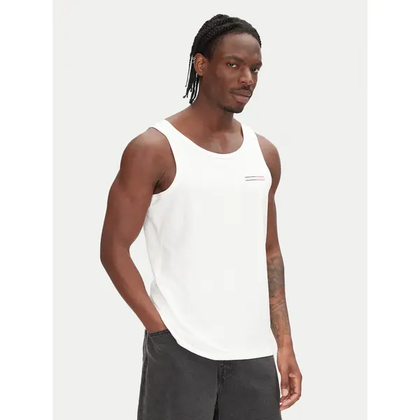 Tommy Jeans Tommy Jeans Tank top Entry Graphic DM0DM20790 Écru Slim Fit
