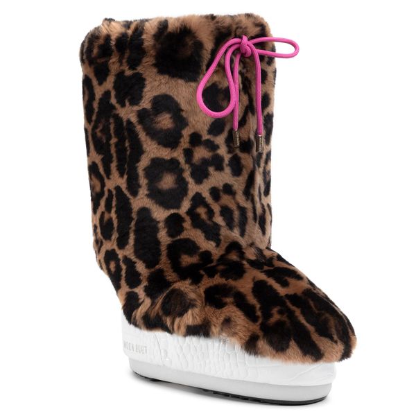 Moon Boot Topli ulošci za obuću Moon Boot Cover Rex Rabbit 140C0V04001 Print Jaguar