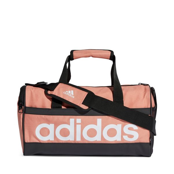 adidas Torba adidas Essentials Linear Duffel Bag Extra Small IL5765 Woncla/White