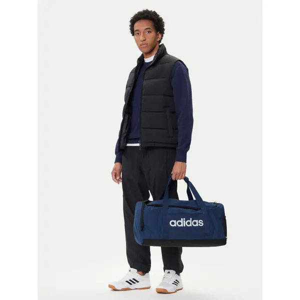 Adidas Torba adidas Linear Duffel Medium IN6116 Tamnoplava