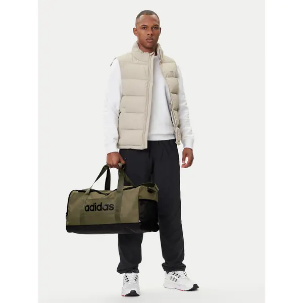 Adidas Torba adidas Linear Duffel Medium IN6119 Kaki
