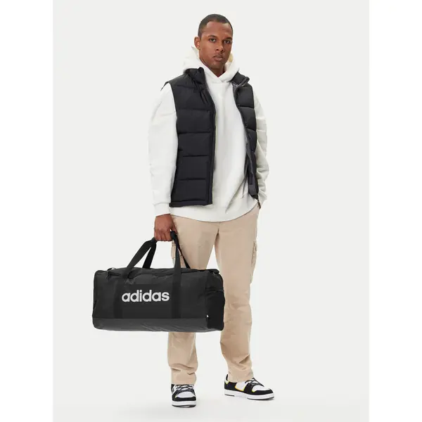 Adidas Torba adidas Linear Duffel Medium JD9555 Crna