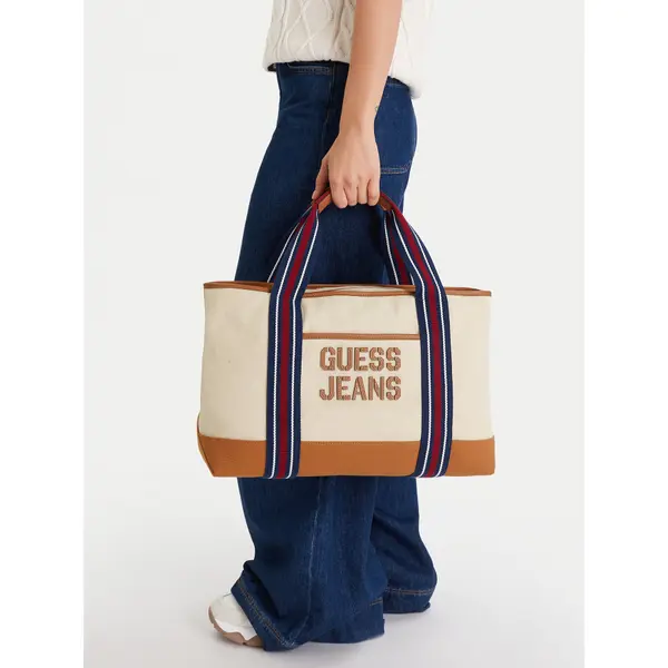 Guess Jeans Torba Guess Jeans M5BZ92 WL970 Écru