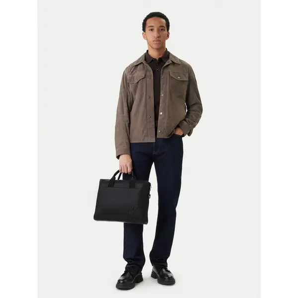 Calvin Klein Torba za laptop Calvin Klein Bold Ck Commuter LV04D3312G Crna