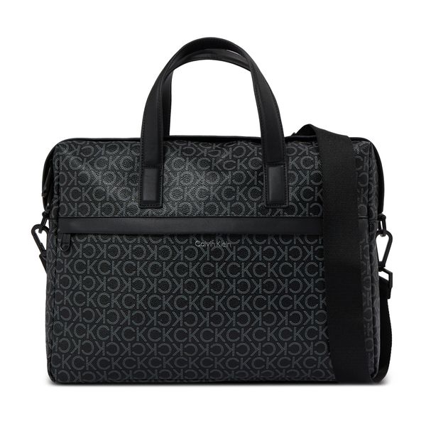 Calvin Klein Torba za laptop Calvin Klein Ck Must Laptop Bag Mono K50K511765 Classic Mono Black 0GJ